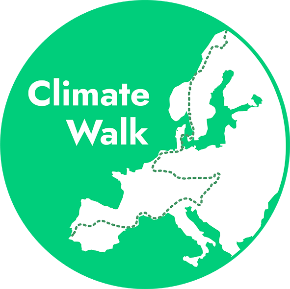 Logo des Projekts "Climate Walk" des Vereins "Europäische Klimawanderung"